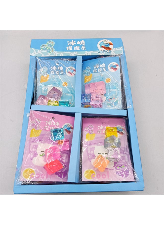 Generic - Net Red Simulation Ice Cubes Pinch Lotto Ming High Color Value Soft Ice Cubes Decompression Commissary School Surrounding Toys-Color:Sticky Cat's Claw 12 In - Image 1