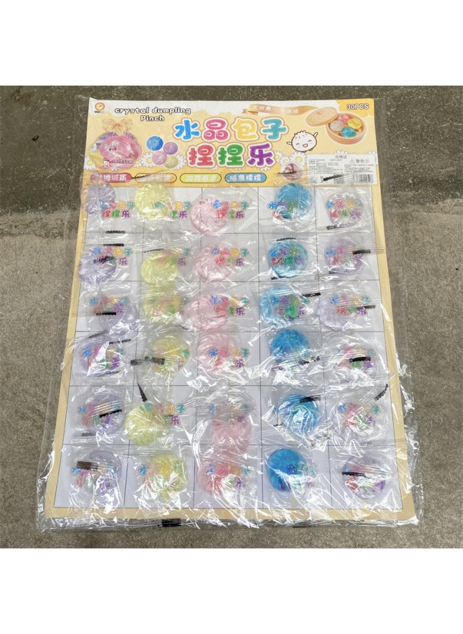 Generic - Net Red Simulation Ice Cubes Pinch Lotto Ming High Color Value Soft Ice Cubes Decompression Commissary School Surrounding Toys-Color:Sticky Cat's Claw 12 In - Image 1