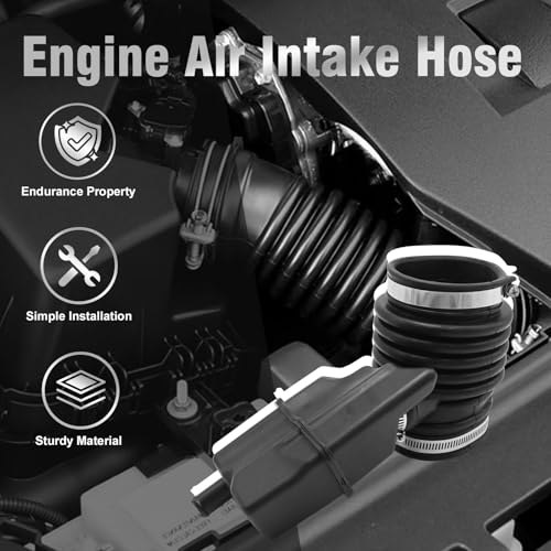 DUZFOREI 16576-1AA1A Air Intake Hose Fresh Air Duct Tube Hose, Replacement for Murano V6 3.5L 2009-2014 Replacement for Quest V6 3.5L 2011-2017, Replaces 16576-1AA0A - Image 4