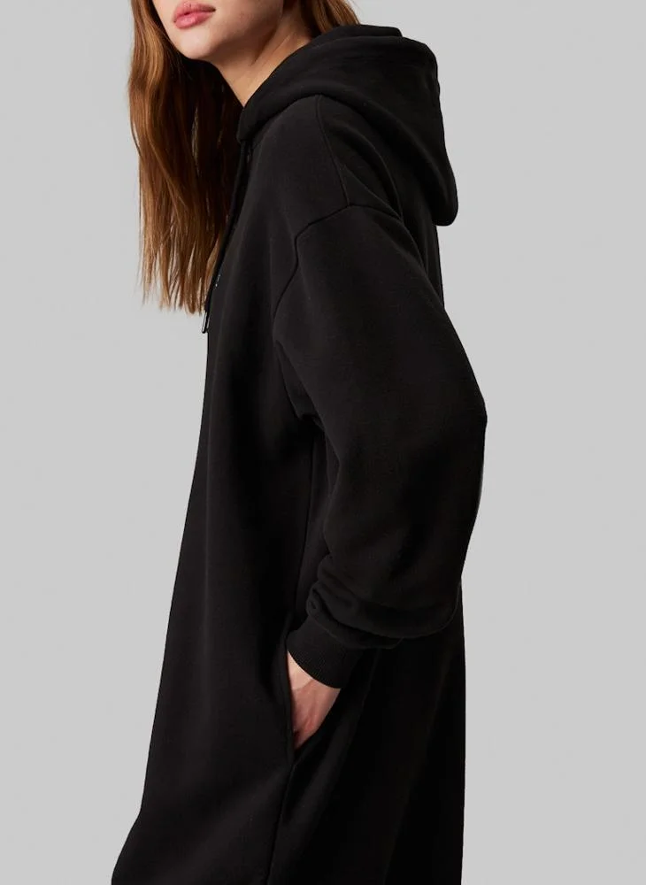 Calvin Klein Jeans Chenille Monologo Hoodie Dress