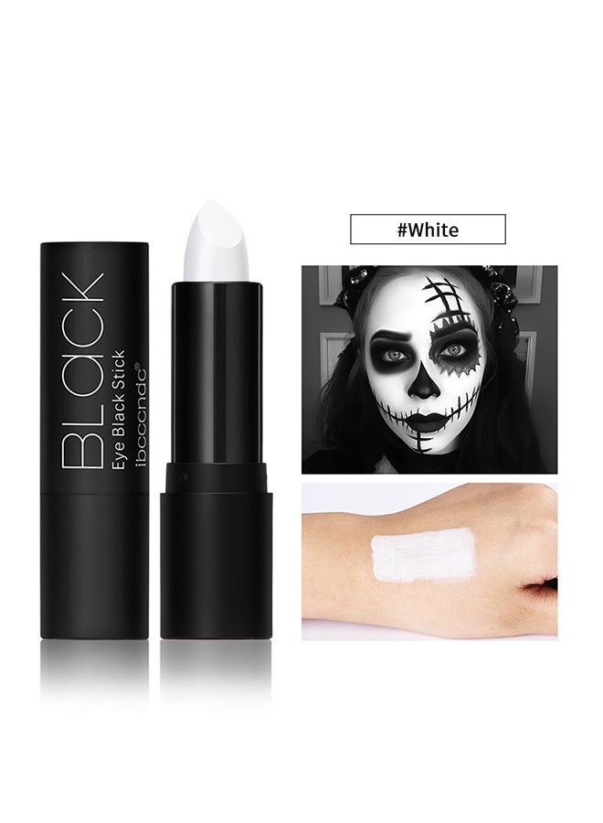 ibcccndc Eye Black Stick,White Cream-Blendable Face Body Paint Stick for Adults Children Eye Black Softball Football Baseball Sports , Non-Toxic Hypoallergenic for Cosplay Joker Costume Parties,#SZ01909-2 - Image 2
