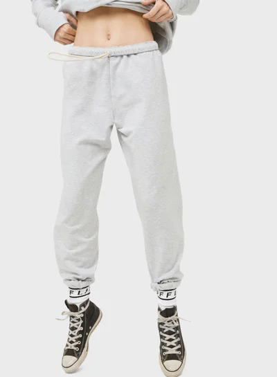 Aerie High Waist Cuffed Sweatpants