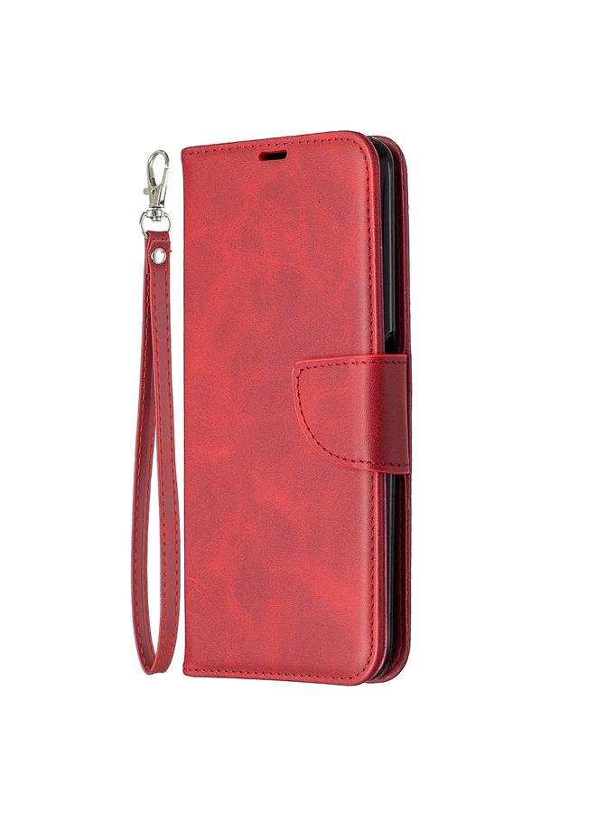 S-TOP Case For OPPO Realme 6 Pro Retro Lambskin Texture Pure Color Horizontal Flip PU Leather Case, with Holder & Card Slots & Wallet & Lanyard - Image 2