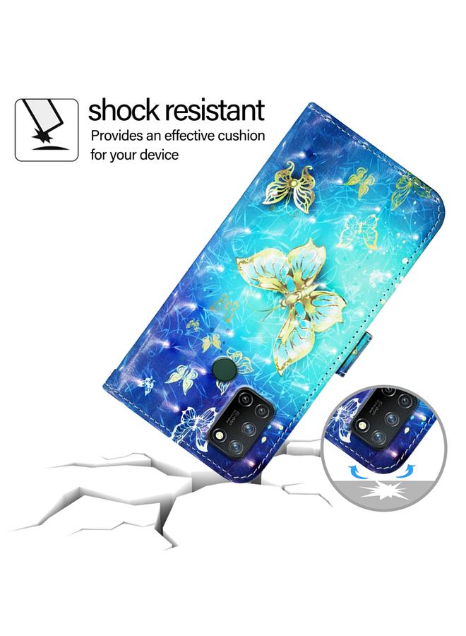 اس-توب جراب لهاتف Realme C17 / 7i جراب هاتف جلدي أفقي برسومات ثلاثية الأبعاد - Image 5