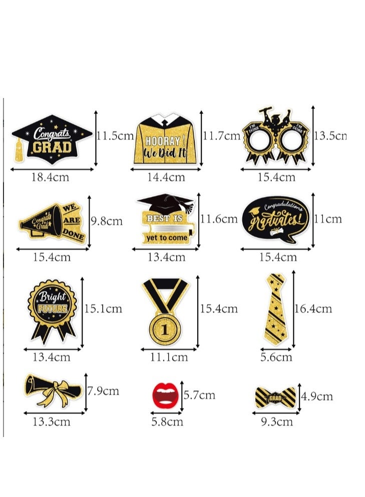 OASIS-TH 28 pcs Graduation Decorations, Graduation Table  Decor, Graduation Sign for Graduation Decorations 2025  - Image 2