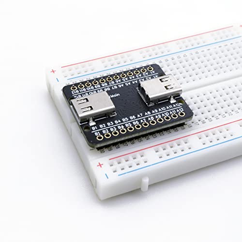 Treedix USB 3.1 Type C Female to Female Pass Through adapter breakout board 24 Pin for Date Line Wire Cable Transfer Extension - Image 3