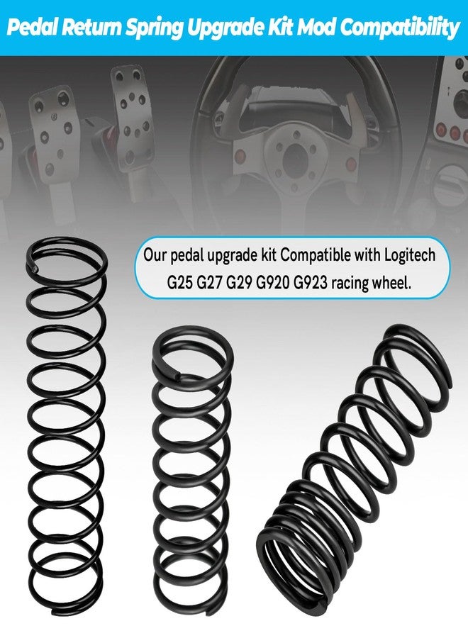 CHAR YONG Complete Pedal Return Spring Upgrade Kit Mod for Logitech G25 G27 G29 G920 G923 Racing Pedals Accessories, Pedal Spring Mods Include Brake/Throttle/Clutch Pedal Spring, 3 Pack - Image 2