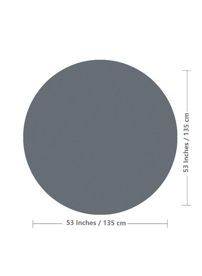 Womumon Baby Splat Mat for Under High Chair, 51 x 51 Inch Wipeable Splash Mat, Waterproof and Washable, Anti-Slip Floor Protector - Image 2