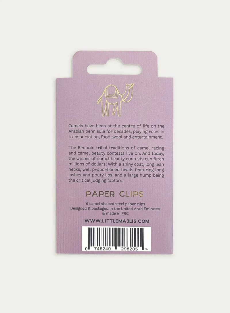 Little Majlis Gold Camel Paper Clip Set