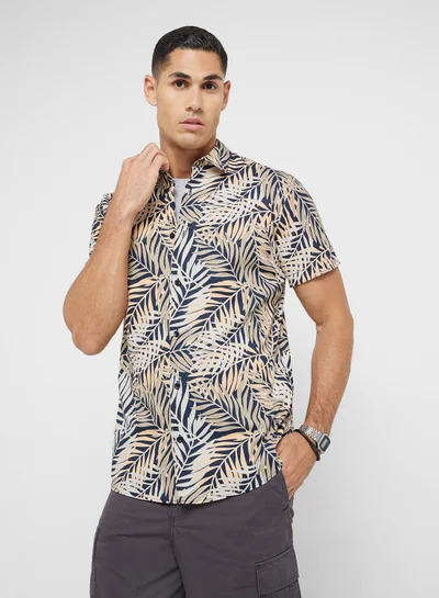 JJ Rebel Jrebverdant Poplin Regular Fit Shirt