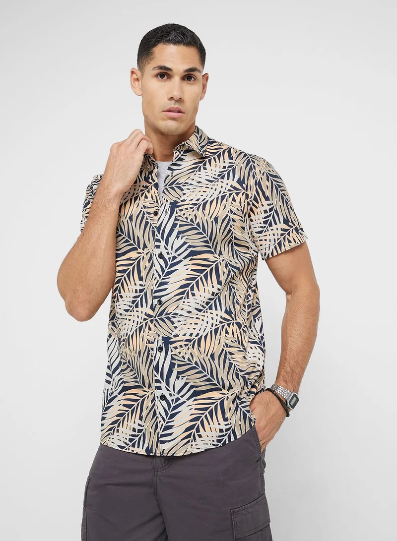 JJ Rebel poplin regular fit shirt