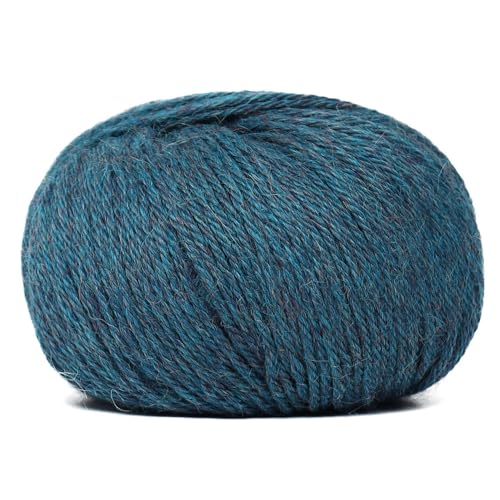 Alpaca Warehouse 100% Baby Alpaca Yarn Wool Set of 3 Skeins (150 Grams) DK Weight - Made in Peru - Heavenly Soft and Perfect for Knitting and Crocheting (Aqua Blue, DK) - Image 4