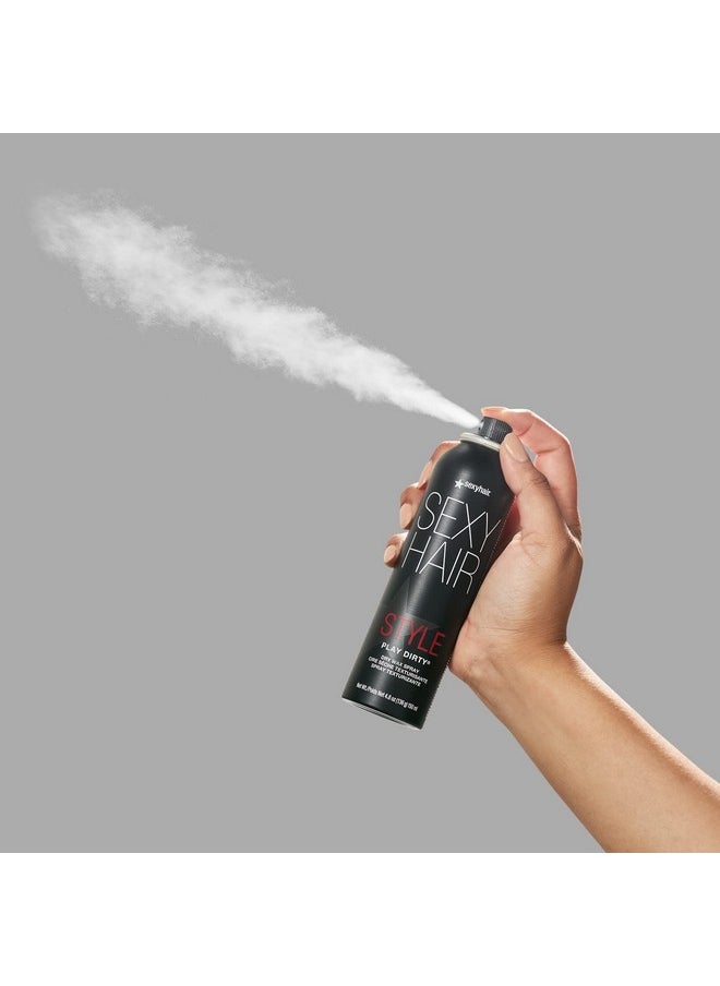 Sexy Hair - SexyHair Style Play Dirty Dry Wax Spray, 4.8 Oz | Body and Dimension | Helps Achieve Second-Day Look | All Hair Types - Image 1