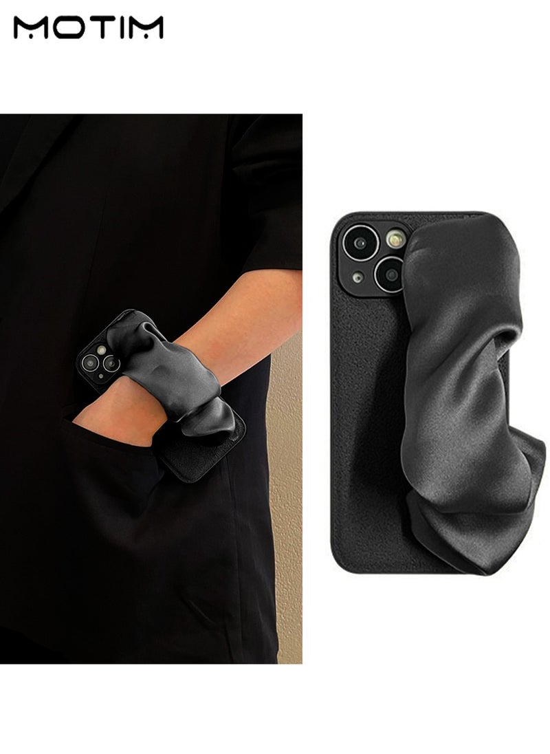 Motim iPhone 16 Pro/16 Pro Max Case with Full Camera Lens Protection, Silk Scarf Wristband Design, Top-Grade Protective Case, Scratch-Resistant Shockproof Back Cover  - Image 4