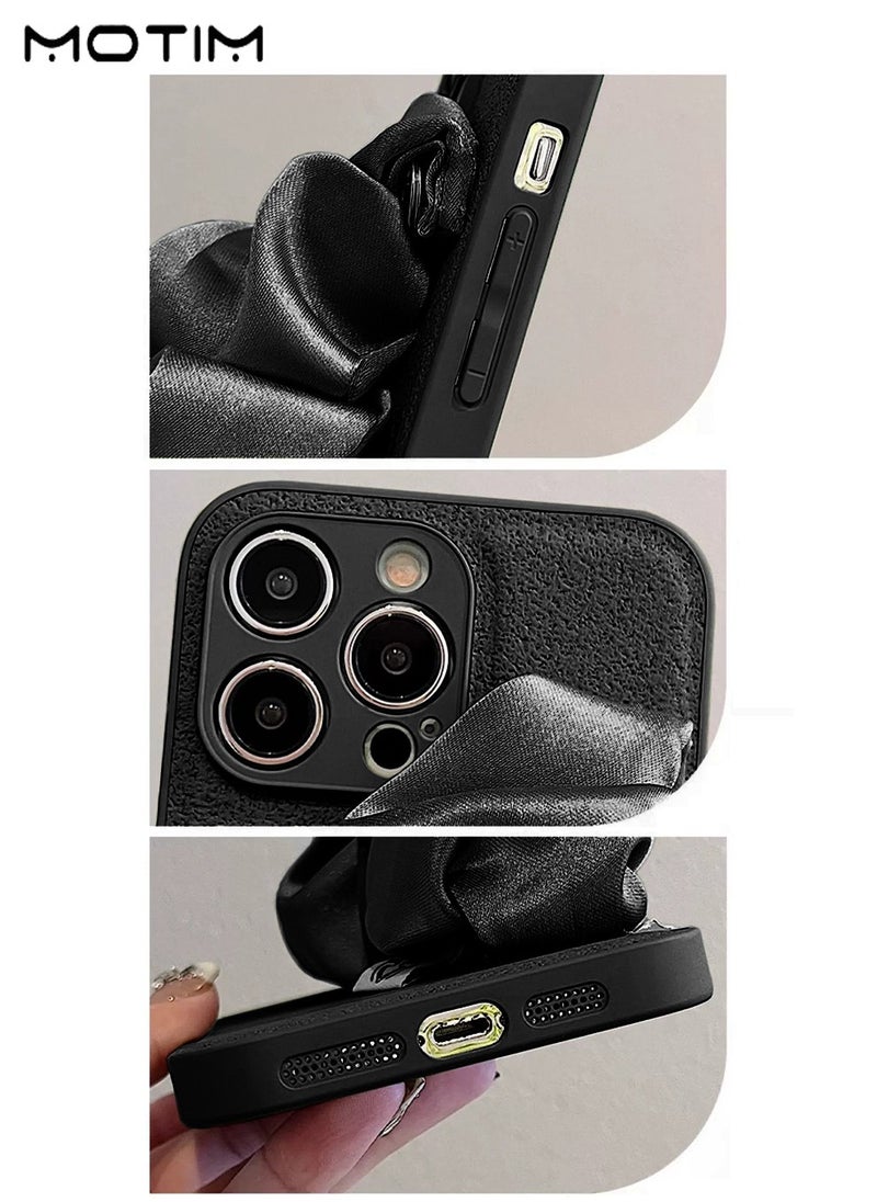 Motim iPhone 16 Pro/16 Pro Max Case with Full Camera Lens Protection, Silk Scarf Wristband Design, Top-Grade Protective Case, Scratch-Resistant Shockproof Back Cover  - Image 5