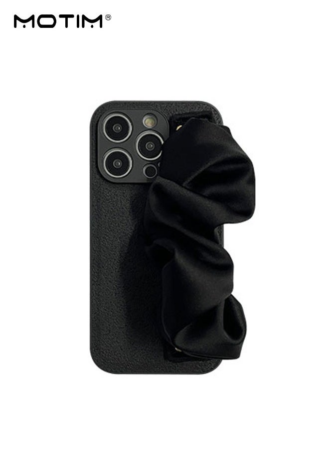 Motim iPhone 16 Pro/16 Pro Max Case with Full Camera Lens Protection, Silk Scarf Wristband Design, Top-Grade Protective Case, Scratch-Resistant Shockproof Back Cover  - Image 1