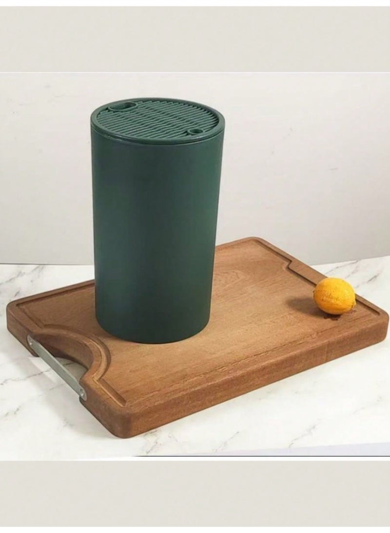 بي إس حامل سكاكين عالمي بدون سكاكين | حامل سكاكين قابل للفصل لسهولة التنظيف | موفر للمساحة مع فتحة مقص | للمقصات وقضيب الشحذ والسكاكين. - Image 3