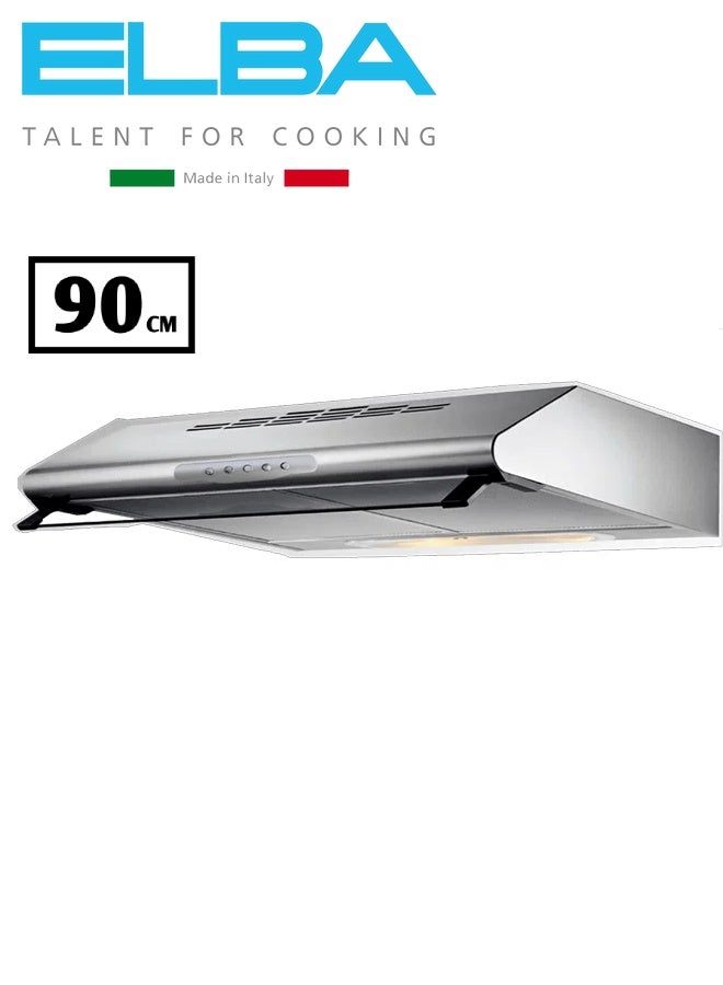 شفاط البا ستاندر 90 سم عادى 2 موتور N590CMSSTEEL