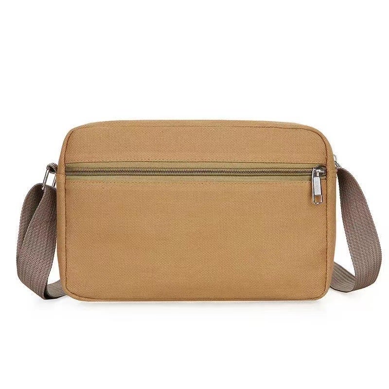 Men's Canvas Crossbody Shoulder Bag Casual Commuter - Image 3