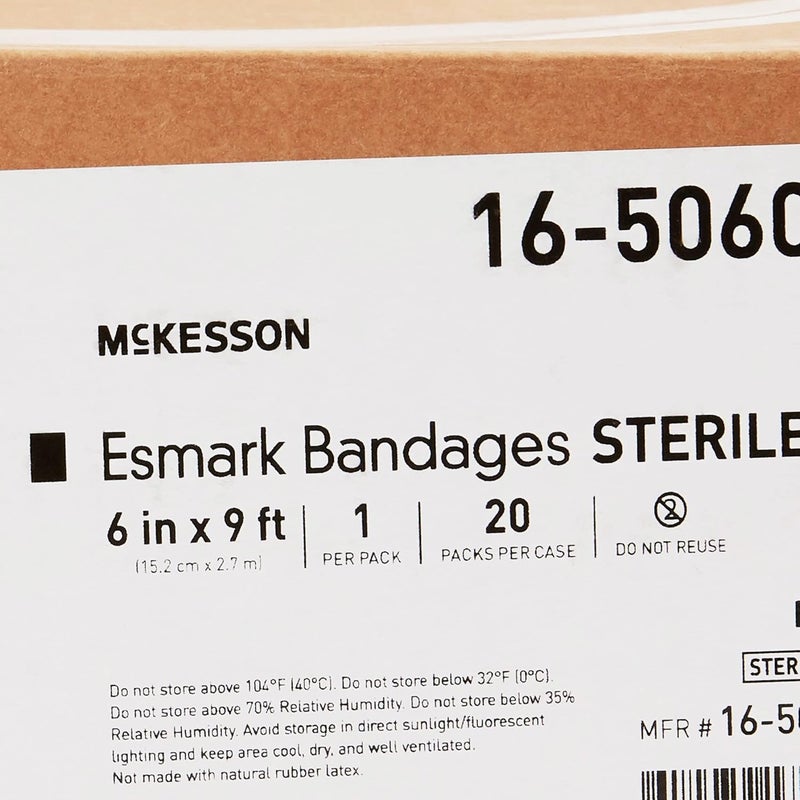 McKesson Esmark Bandages Sterile Compression 6 in x 3 yd 1 Count 1 Pack - Image 5