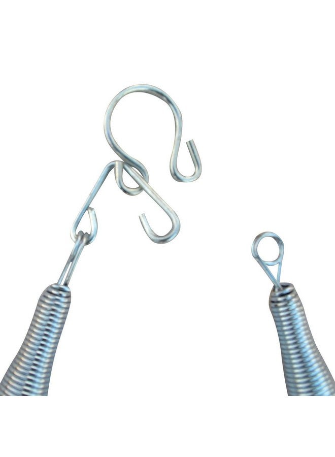 Mojo Toys Hanging Spring For Baby Swing Cradle,Infant Jhula Swing Stainless Steel Spring Set Triangle,Spring For Hanging Cradle,Thottil Hook,Jhoola,Palna,Jula,Swing(Capacity = 15 Kgs),28 Cm,6 Cm - Image 2