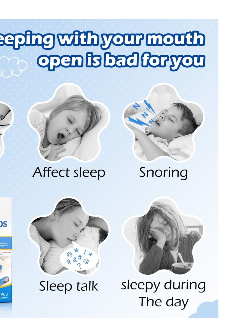 Zikra 30PCS Mouth Tape for Sleeping for Less Breathing Snoring Relief, Gentle for Better Nose Improved Develops Nasal Habitits - Image 3