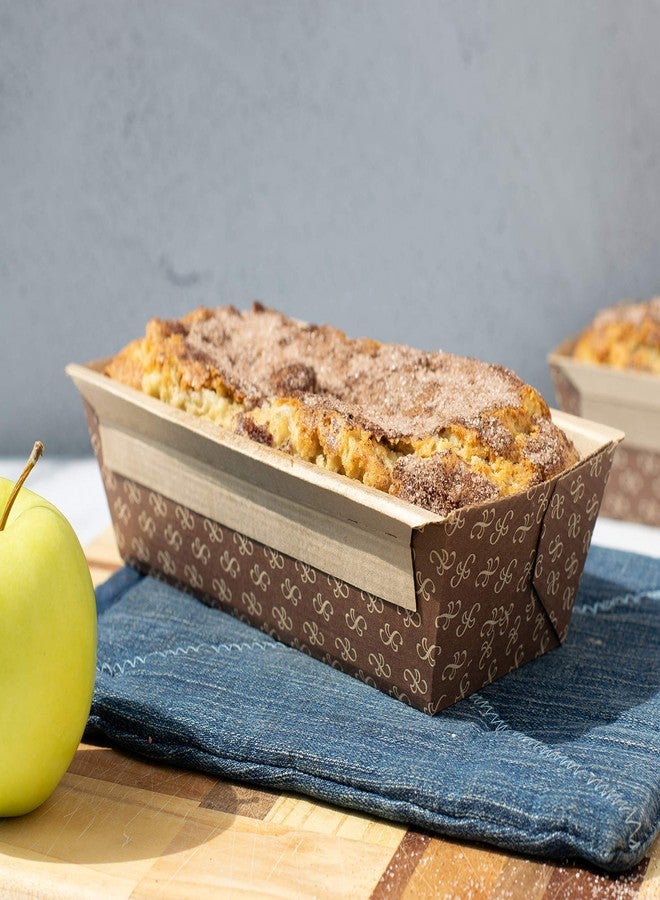JA Kitchens Disposable Bread Loaf Pans for Baking - 7 x 3.5 x 2 Inches - Medium Kraft Paper Bread Pan - SET of 32 - Image 5