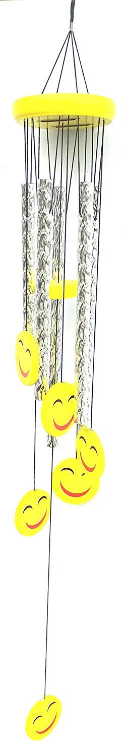 RIPE INDIA Metal Wind Chimes (30 inch, Yellow) - Image 4