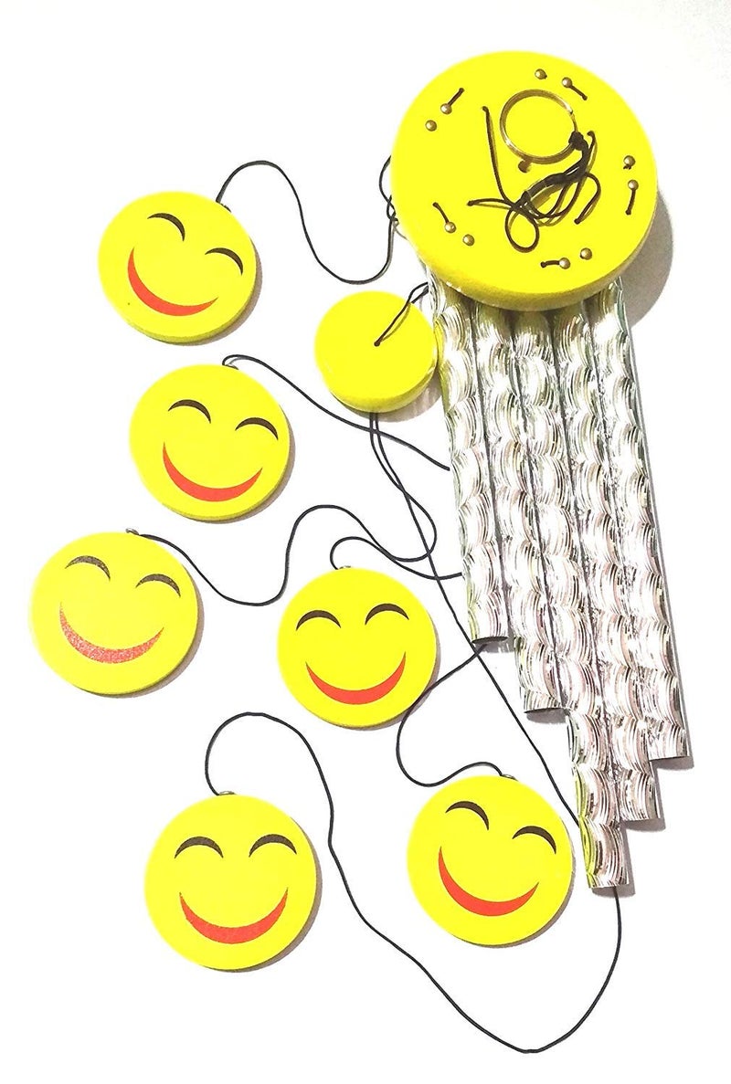 RIPE INDIA Metal Wind Chimes (30 inch, Yellow) - Image 2