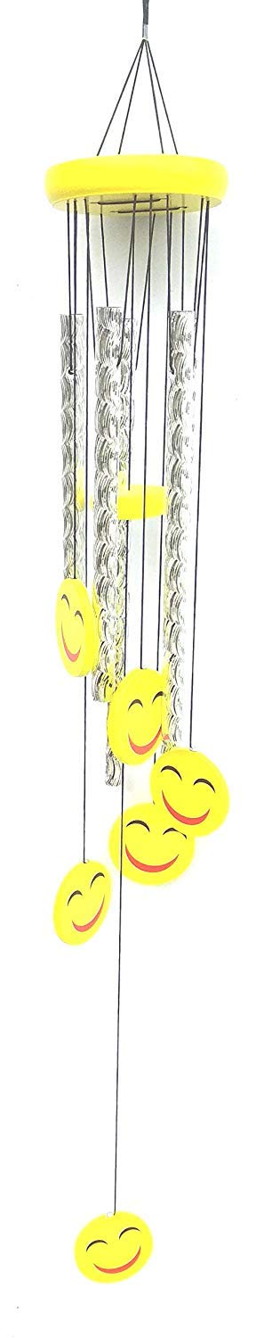 RIPE INDIA Metal Wind Chimes (30 inch, Yellow) - Image 3