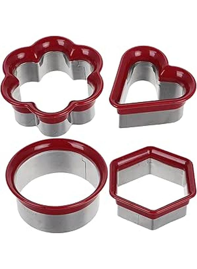 4Pcs Sandwich Cutter and Sealer Set for Breakfast Lunchbox Baking Cookies - Image 1