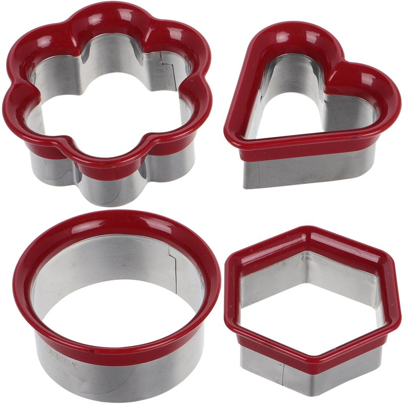 4Pcs Sandwich Cutter and Sealer Set for Breakfast Lunchbox Baking Cookies - Image 2