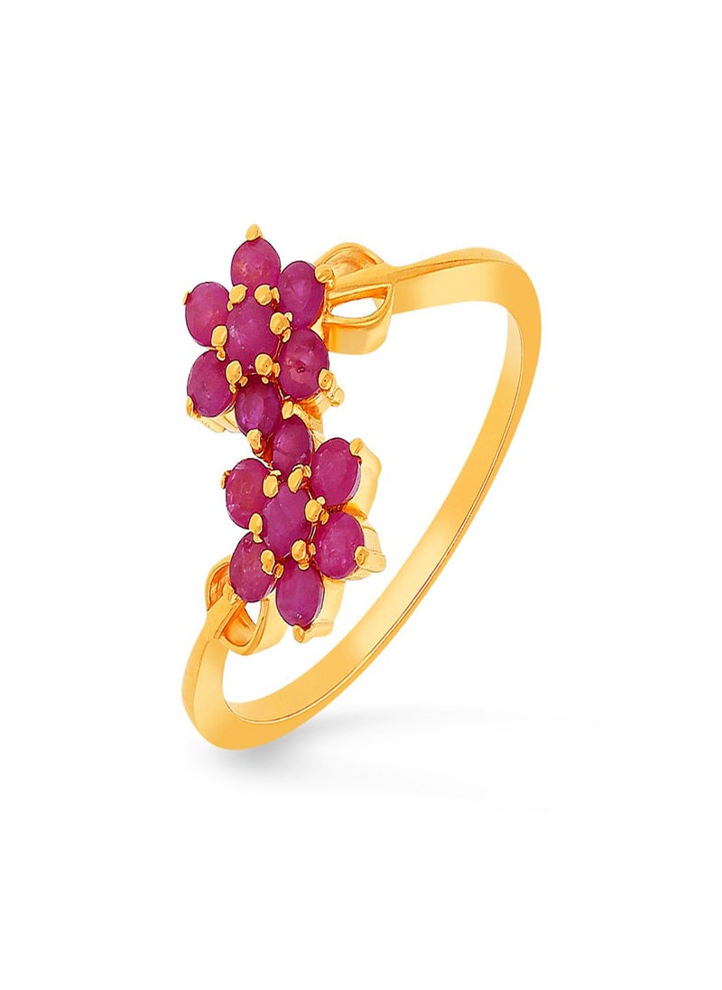 Malabar Gold and Diamonds 22 Carat 916 Purity Precia Gemstone Ring PGNFNC231RN1 for Women  - Image 1