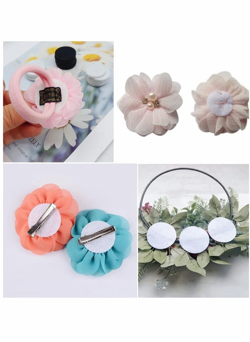 KASTWAVE Felt Circles 1 Inch White Round Shapes Craft Fabric Felt Pads for DIY Projects & Crafts Sewing Glue Make Hair Accessories Scentsy Wax Samples 1000PCS - Image 4