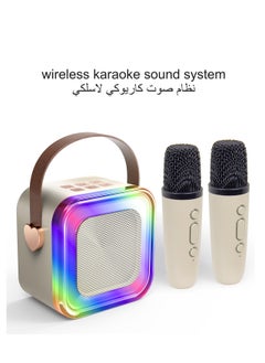 Bluetooth speaker wireless outdoor portable audio Glitz with a pair of microphone