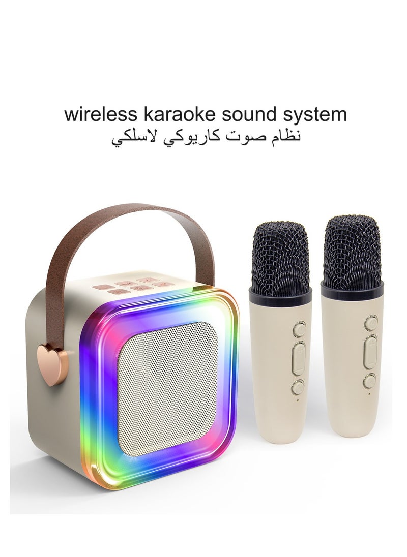 Generic - Bluetooth speaker wireless outdoor portable audio Glitz with a pair of microphone - Image 1