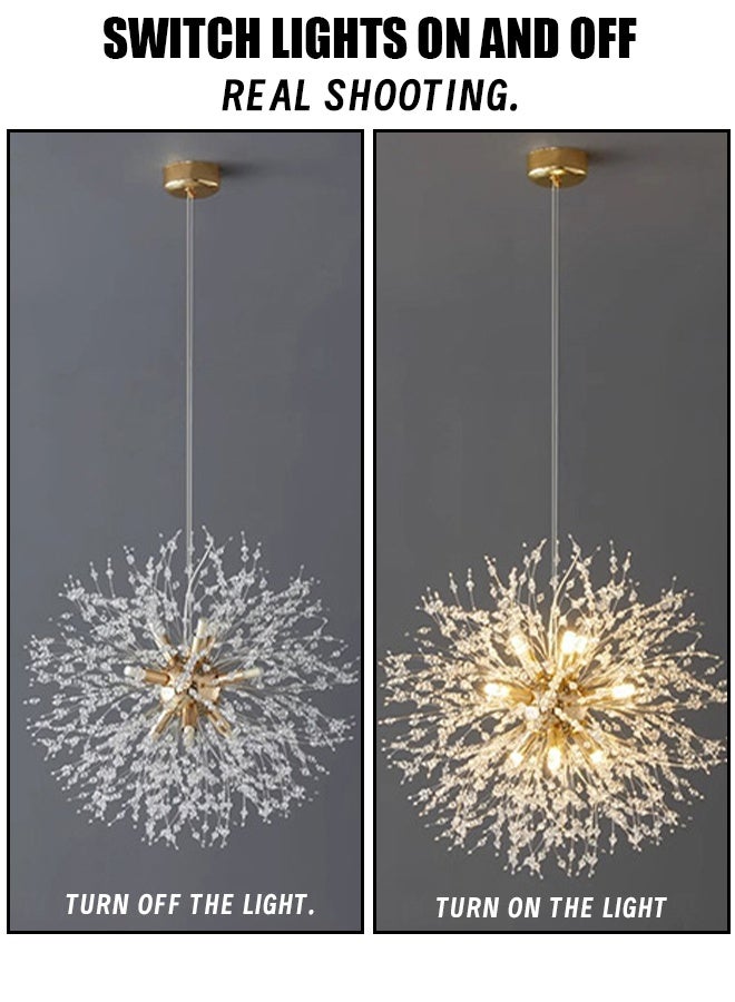 Dandelion Fireworks Crystal Restaurant Lighting - Modern, Simple, Luxurious Nordic Style - Bedroom, Living Room, Bar Counter - Clothing Store Window - Social Media Lighting  - Image 5