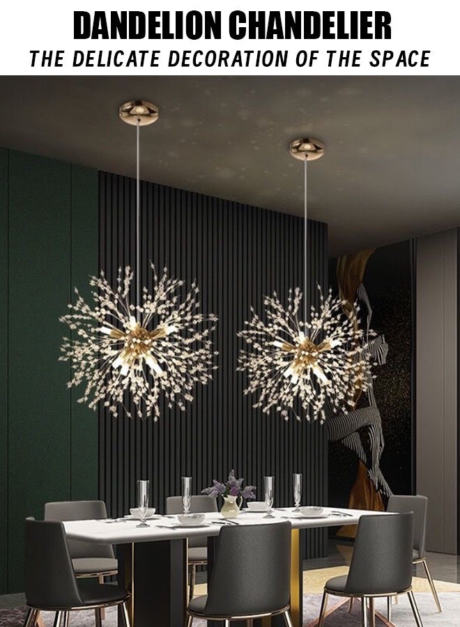 Dandelion Fireworks Crystal Restaurant Lighting - Modern, Simple, Luxurious Nordic Style - Bedroom, Living Room, Bar Counter - Clothing Store Window - Social Media Lighting  - Image 1