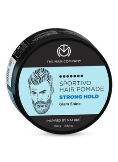 The Man Company The Man Company Sportivo Stronghold Hair Styling Pomade Wax for Men Stylish Glossy Finish Hair Volumizer Non Sticky - 100gm  - Image 1