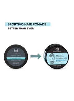 The Man Company The Man Company Sportivo Stronghold Hair Styling Pomade Wax for Men Stylish Glossy Finish Hair Volumizer Non Sticky - 100gm  - Image 5
