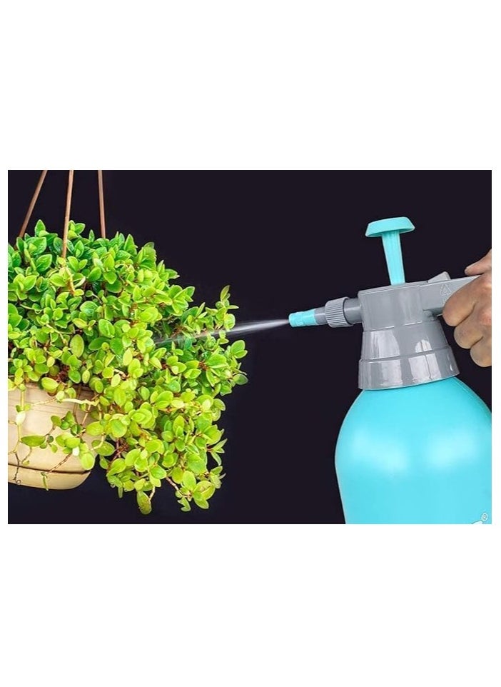 Generic - Garden Pressure Sprayer – 2 Liter Capacity – Hand Pump Operated, Multi-Purpose for Plant Watering. Features an adjustable nozzle for versatile spray patterns and a safety pressure release valve. (Turquoise) - Image 1