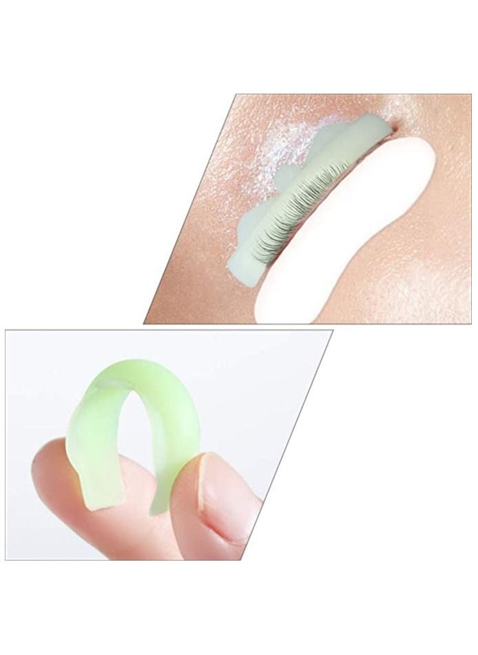 Eyelash Silicone Pads Soft and Comfortable Eye Lash Perm Pads Easy to Use Eyelash Lifting Silicone Pad with 3 Different Sizes 6pcs