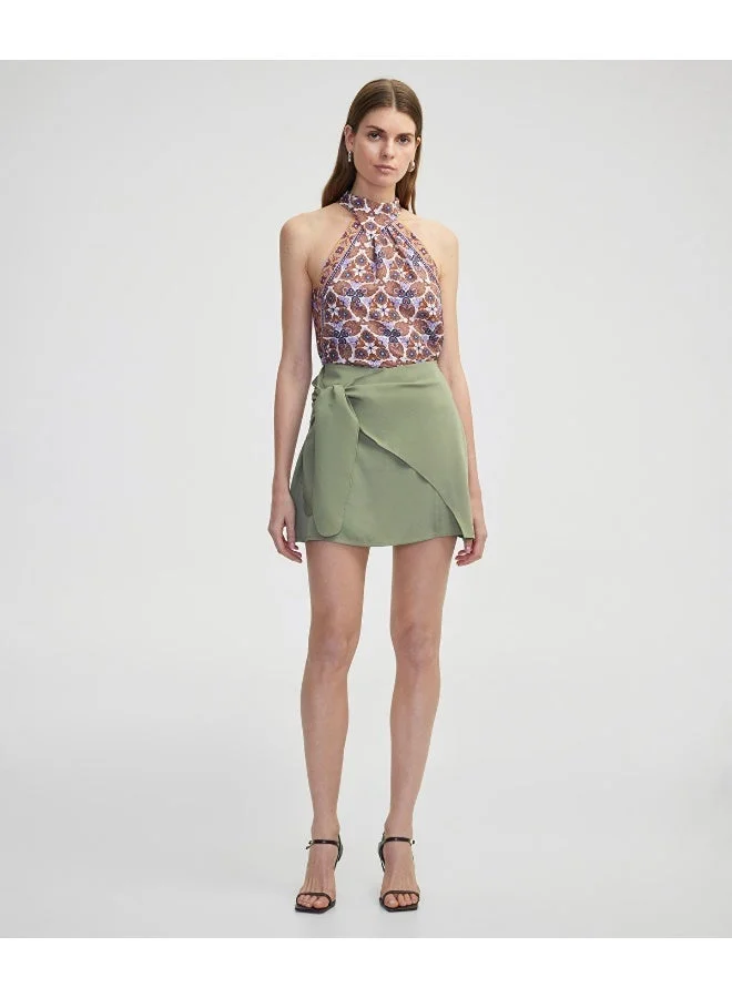 Ipekyol Regular Fit Skirt With Tied Belt