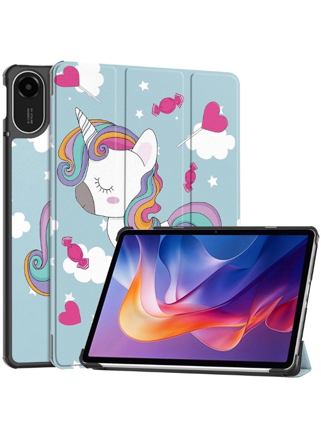 Tablet Case For Xiaomi Redmi Pad 2 11inch Multi-Viewing Angles All New PU Leather Smart Cover with Auto Sleep Wake Feature Slim Flip Shell Case for Redmi Pad2 11" 2025 (Unicorn) - Image 1