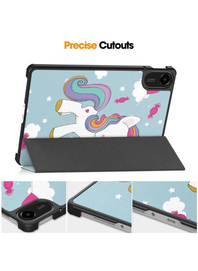 Tablet Case For Xiaomi Redmi Pad 2 11inch Multi-Viewing Angles All New PU Leather Smart Cover with Auto Sleep Wake Feature Slim Flip Shell Case for Redmi Pad2 11" 2025 (Unicorn) - Image 5