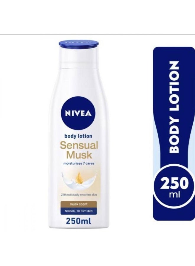 Nivea Sensual Musk Fragrance And Care Body Lotion 250ml - Image 1