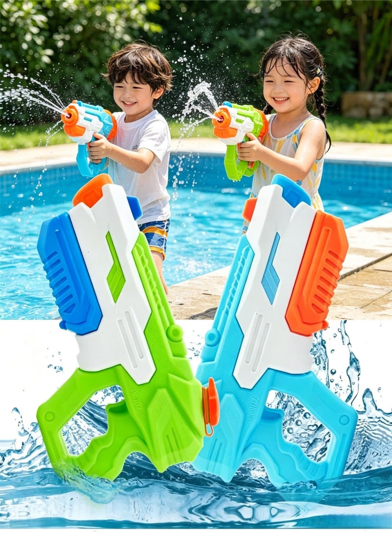 Topyich 2-Pack Water Guns, 600CC Large Capacity Water Blasters for Kids & Adults, Summer Pool Beach Water Toys - Image 1