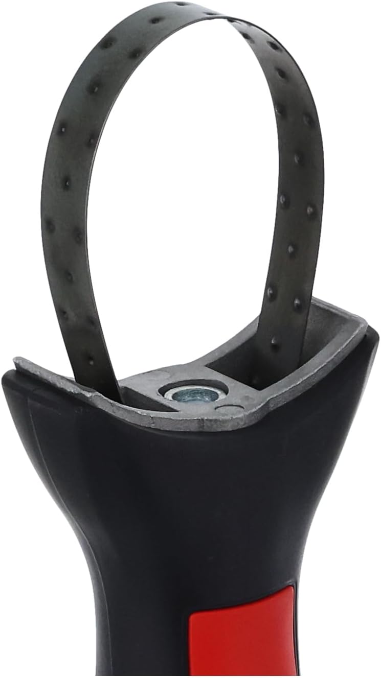 Oil Filter سوار Wrench Ergo Grip 65-105 MM - أحمر أسود