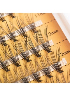 FinyDreamy FinyDreamy 240pcs Individual Lashes Extension, 20D Volume Mix Pack Cluster Lashes, 8-12mm Mix Lengths C Curl 0.07mm Thickness Professional Makeup Individual Cluster Lashes and Apply Under your Lashes  - Image 2