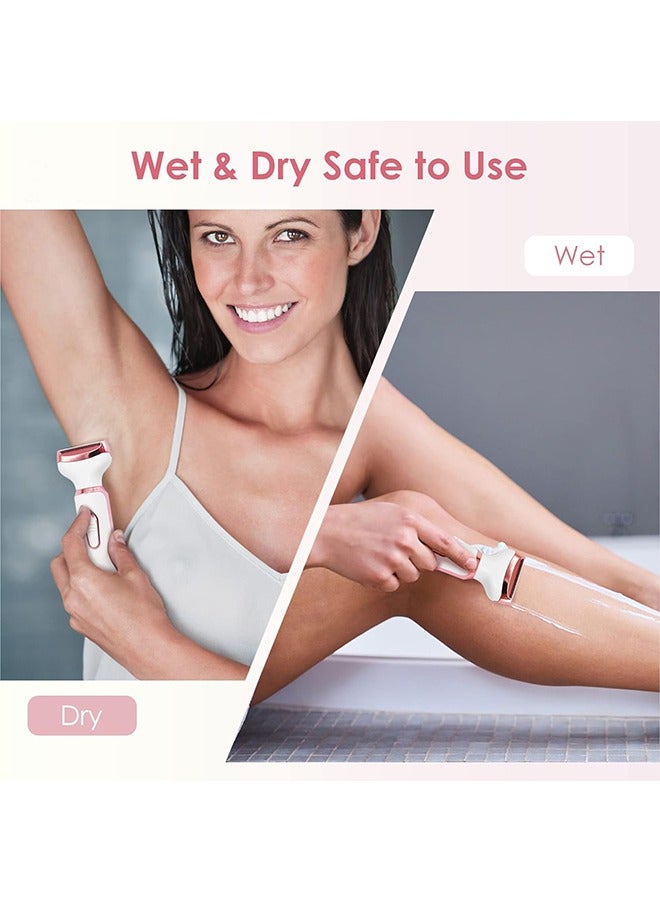 general Electric Razor, Shaver ,Trimmer for Women, 4 in 1 Painless Body Razors and Facial Hair Remover ,Rechargeable Hair Removal Kit for Face Body Leg Bikini Underarm Arm - Image 3